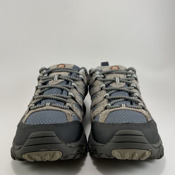 Merrell Moab Ventilator Low Hiking Boots Womens Size 6.5 Gray Suede Vibram - Picture 2 of 10